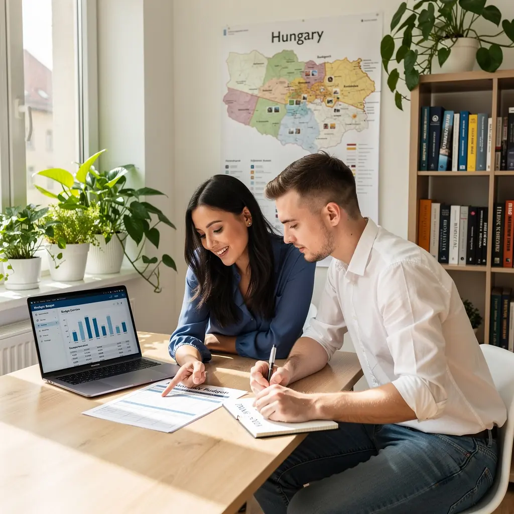 Költségvetési napló képe, amely a pénzügyi tervezés nyomon követését segíti.