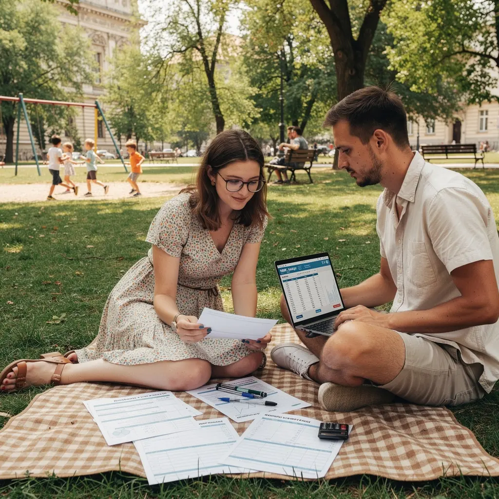 Grafikus ábra, amely a pénzügyi tervezés előnyeit és hatékonyságát szemlélteti.