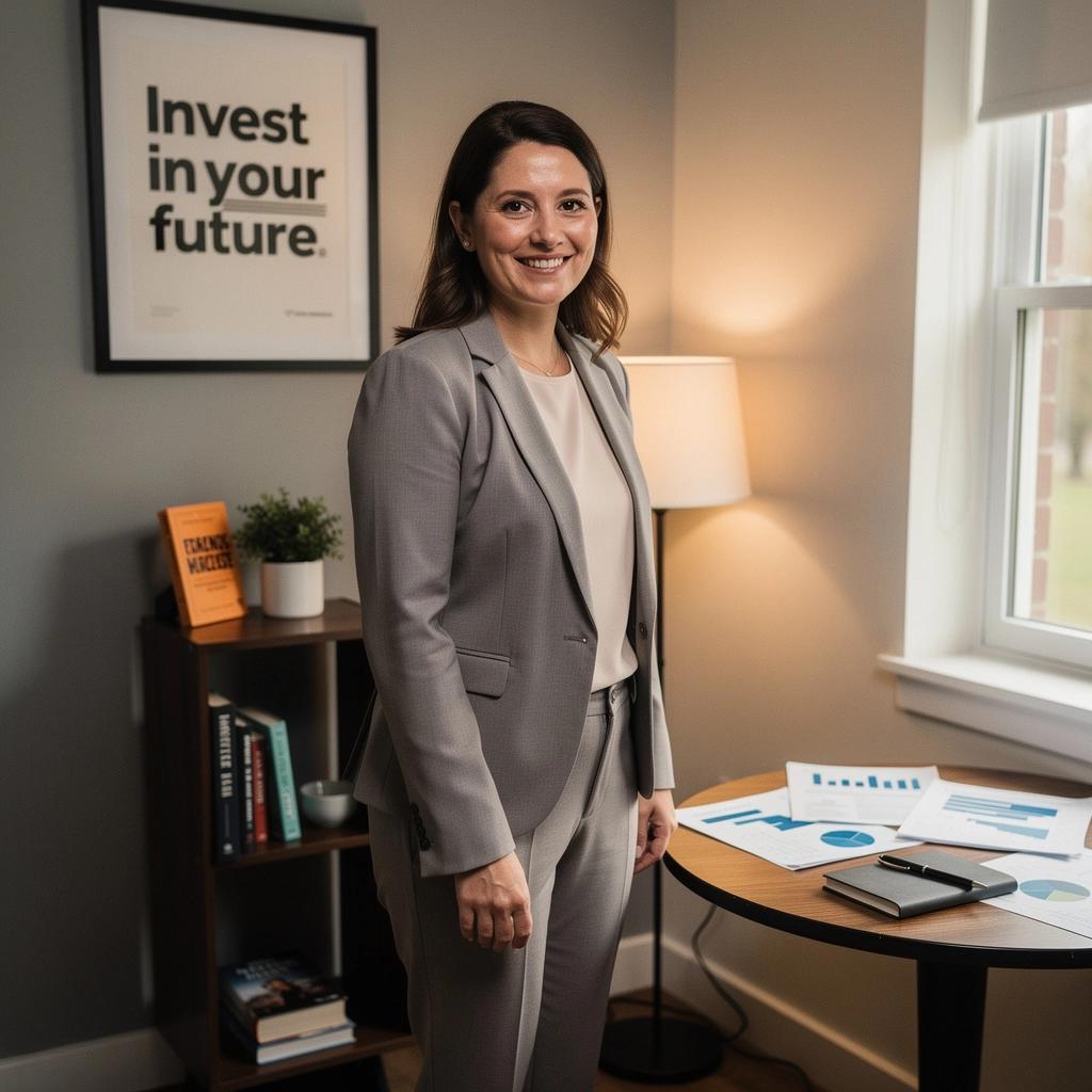 Boldog család, akik sikeresen kezelik a havi költségvetésüket.